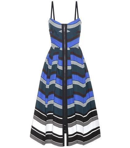 Tod's Striped Cotton Dress