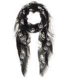Alexander Mcqueen Skull-print Silk-blend Scarf