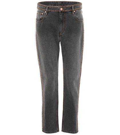 Isabel Marant Netiff Studded Cropped Jeans