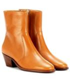 Anya Hindmarch Étoile Doynie Leather Ankle Boots