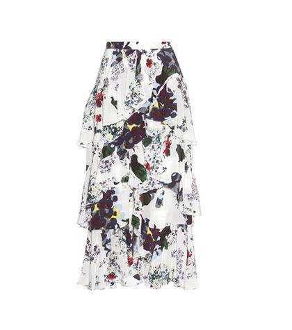 Erdem Simone Silk Skirt