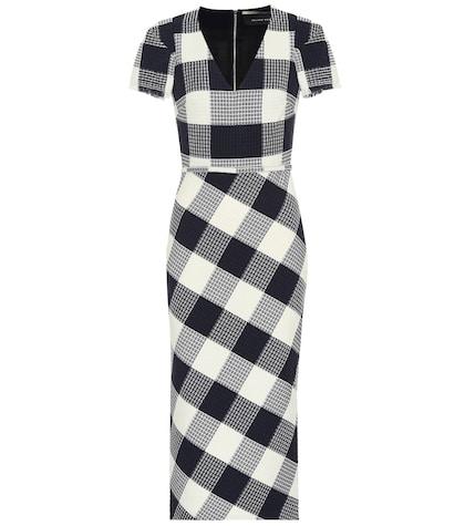 Roland Mouret Chaney Cotton-blend Dress