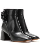 Christopher Kane Blossom 70 Leather Ankle Boots