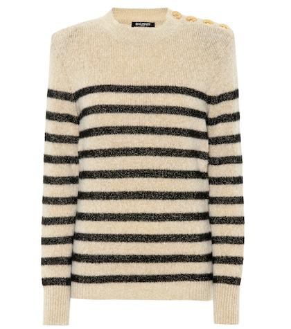 Balmain Wool And Alpaca-blend Sweater
