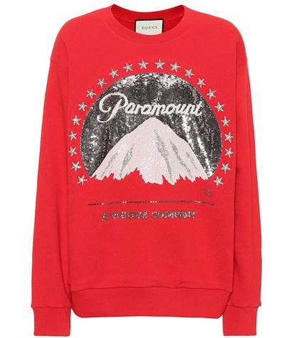 Gucci Paramount Logo Oversized Sweatshirt