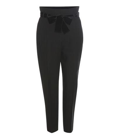 Dolce & Gabbana Pleated Tapered Wool-blend Trousers