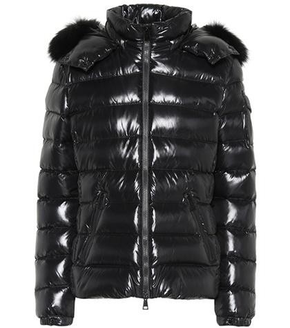 Moncler Fur-trimmed Down Jacket