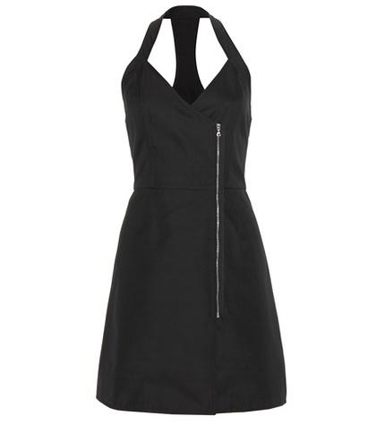 Victoria Beckham Denim Racer-back Mini Dress