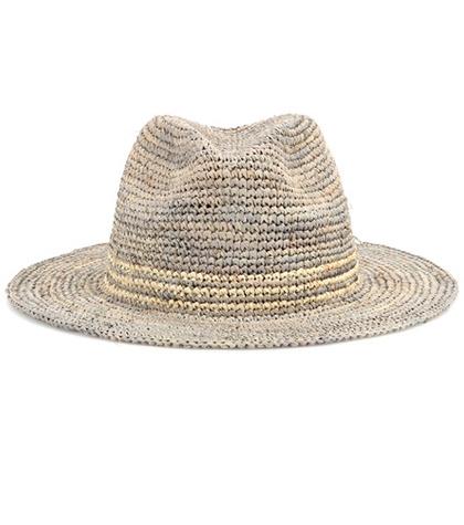 Salvatore Ferragamo Raffia Crochet Hat