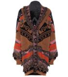 Etro Intarsia Wool-blend Cardigan