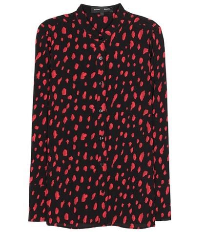 N21 Printed Silk Blouse