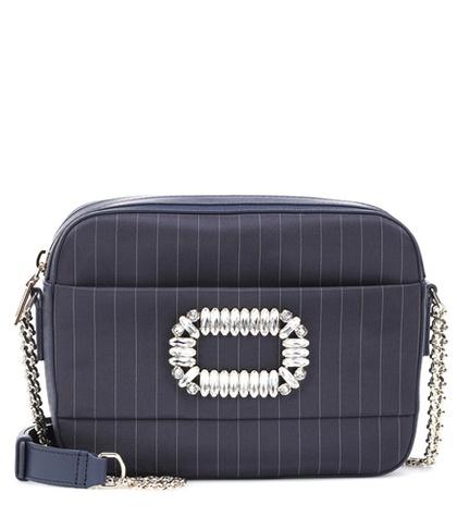 N21 Photocall Striped Shoulder Bag