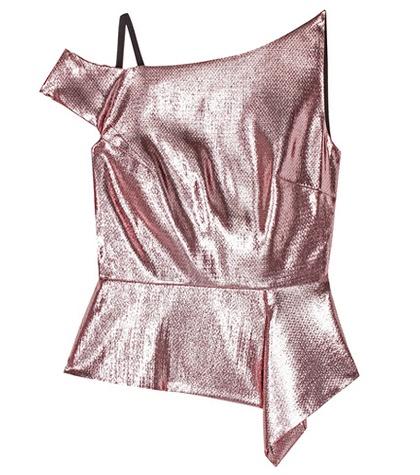 Philosophy Di Lorenzo Serafini Holmas Silk And Wool-blend Peplum Top