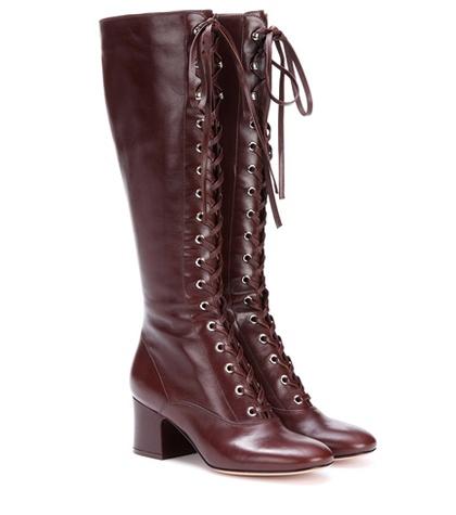 Gianvito Rossi Mackay Leather Boots