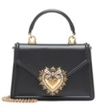 Dolce & Gabbana Devotion Small Leather Shoulder Bag