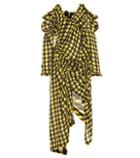 Preen By Thornton Bregazzi Milo Gingham Silk Dress