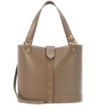 The Row Pail Leather And Wood Shoulder Bag