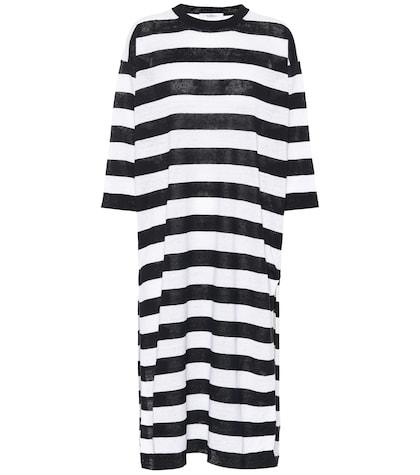 Max Mara Rampur Striped Linen Dress