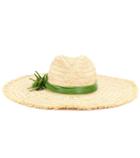 Miu Miu Embellished Straw Hat