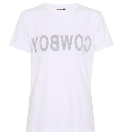 Helmut Lang 2004 Printed Cotton T-shirt