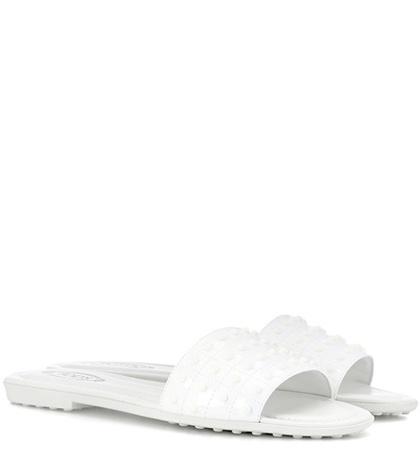 Tod's Patent Leather Slides