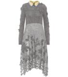 Valentino Wool And Camel Hair-blend Dress
