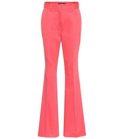 Salvatore Ferragamo Stretch Cotton Trousers