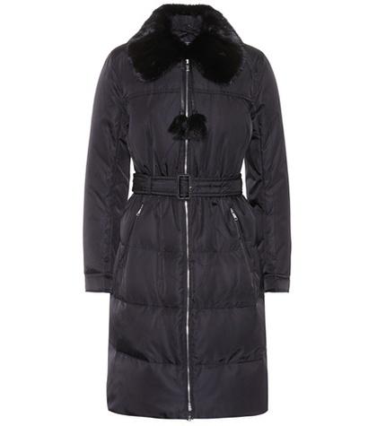 Tory Burch Fur-trimmed Coat