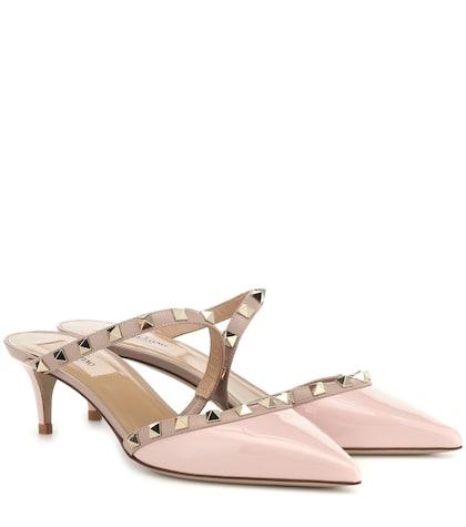 Valentino Garavani Valentino Garavani Patent Leather Mules