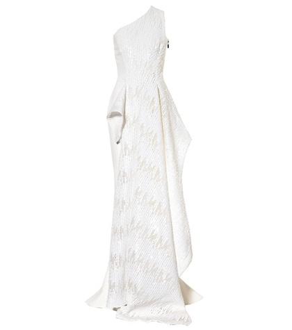 Maticevski Sequinned One-shoulder Gown