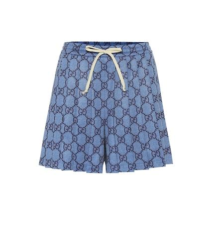 Gucci Gg Cotton-blend Jersey Shorts
