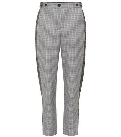 Rag & Bone Checked Wool-blend Pants