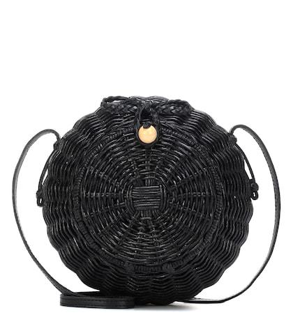 Ulla Johnson Pomme Wicker Shoulder Bag