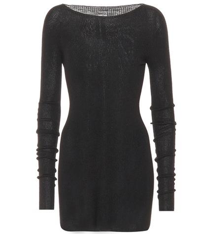 Rick Owens Knitted Wool Minidress