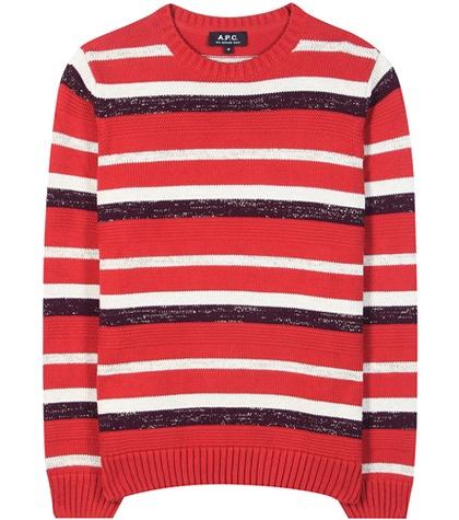 A.p.c. Harper Metallic Cotton Sweater