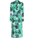 Gucci Printed Silk Shirt Dress