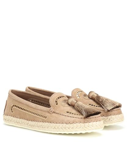 Tod's Gommino Suede Espadrilles