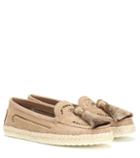 Tod's Gommino Suede Espadrilles