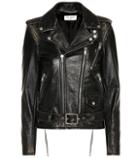 Saint Laurent Classic L17 Distressed Leather Jacket