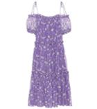 Ulla Johnson Sierra Floral-printed Silk Midi Dress