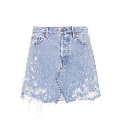 Grlfrnd Milla Cotton Denim Skirt