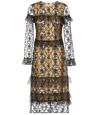 Ellery Dress With Tulle Overlay