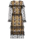 Ellery Dress With Tulle Overlay