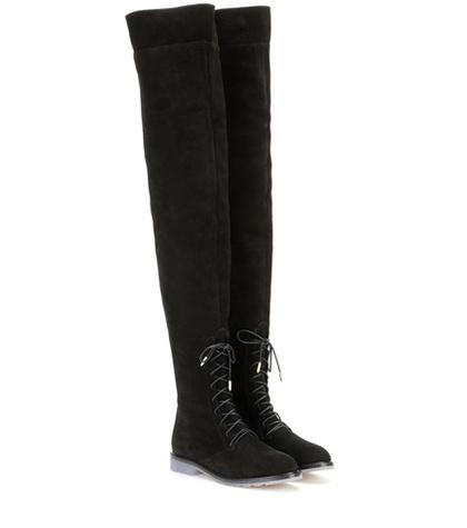 Aquazzura Arizona Suede Over-the-knee Boots