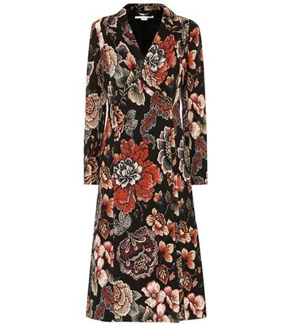 Stella Mccartney Floral-jacquard Coat