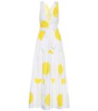 Alexandra Miro Exclusive To Mytheresa – Raphaela Dotted Cotton Maxi Dress