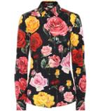 Dolce & Gabbana Floral-printed Cotton Shirt