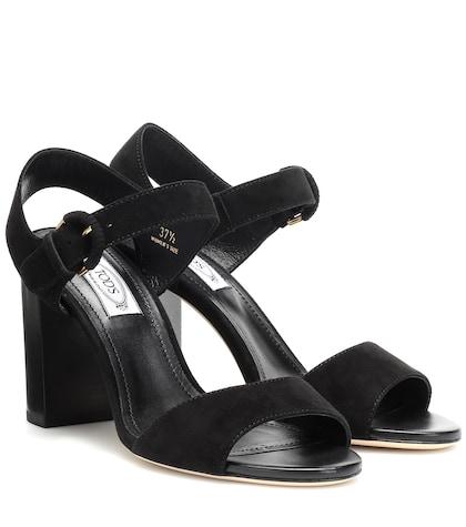 Gucci Kids Suede Sandals