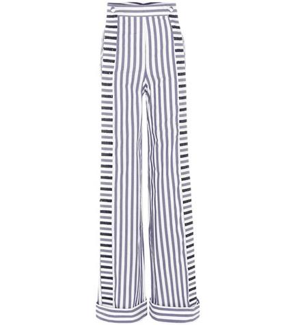 Johanna Ortiz Morgan Embellished Cotton Trousers