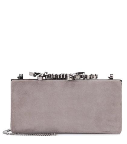 Jimmy Choo Celeste Suede Clutch